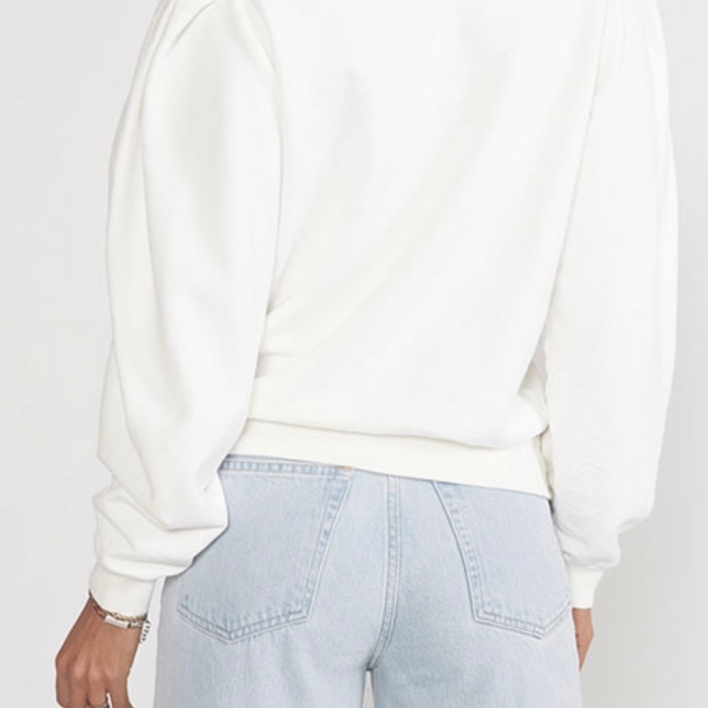 E’tica ivory puff sleeve sweatshirt - Picture 2 of 7